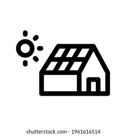 solar panel icon or logo isolated sign symbol vector illustration - high quality black style vector icons
