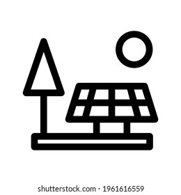solar panel icon or logo isolated sign symbol vector illustration - high quality black style vector icons
