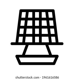 solar panel icon or logo isolated sign symbol vector illustration - high quality black style vector icons
