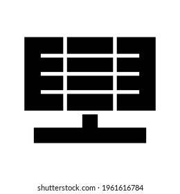 solar panel icon or logo isolated sign symbol vector illustration - high quality black style vector icons

