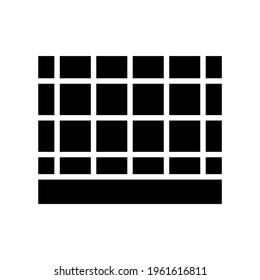 solar panel icon or logo isolated sign symbol vector illustration - high quality black style vector icons
