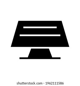 solar panel icon or logo isolated sign symbol vector illustration - high quality black style vector icons
