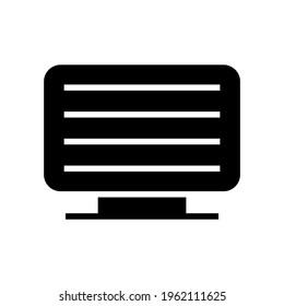 Symbol für Solarzellen oder Logo einzeln auf Zeichensymbolen, Vektorgrafik - hochwertige Vektorsymbole im schwarzen Stil
