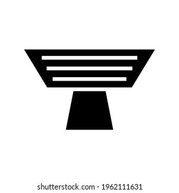 Symbol für Solarzellen oder Logo einzeln auf Zeichensymbolen, Vektorgrafik - hochwertige Vektorsymbole im schwarzen Stil

