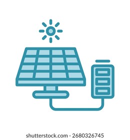 Ícone do painel solar ícone da mini ilustração. Use Para Conceitos Modernos, Impressão, Ui, Kit Ux, Desenvolvimento De Web E Aplicativos. Vetor Relacionado A Escritório, Educação, Exame E Muito Mais