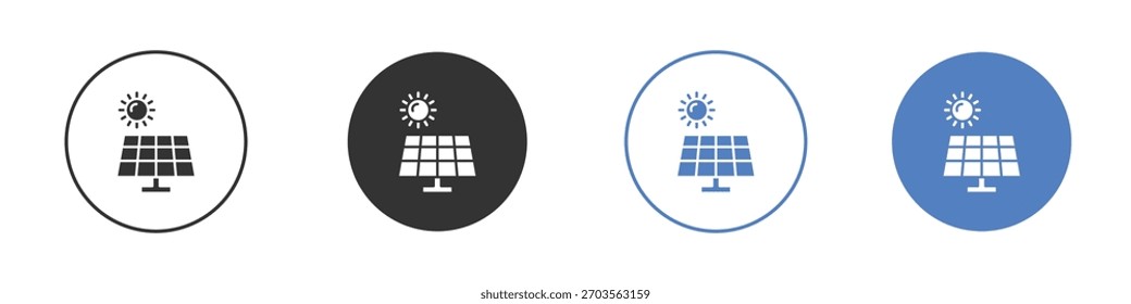 Solar panel icon pictogram for your web site design, logo