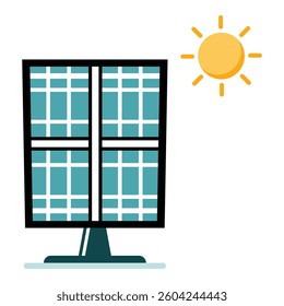 Solar Panel Icon – Renewable Energy, Clean Technology, Green Power Symbol Vector Design
A clean and modern solar panel icon representing renewable energy and sustainable technology. Ideal for eco-