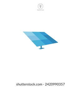 Solar Panel Icon symbol vector illustration isolated on white background