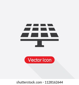 Solar Panel Icon Vector Illustration Eps10