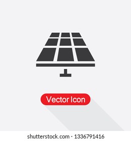Solar Panel Icon Vector Illustration Eps10