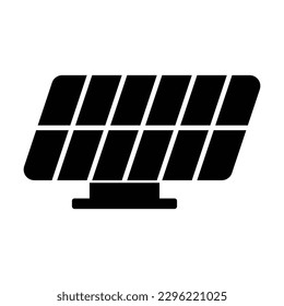 solar panel icon, solar vector, panel illustration