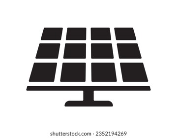 Solar panel icon vector illustration