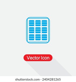 Solar Panel Icon Vector Illustration Eps10