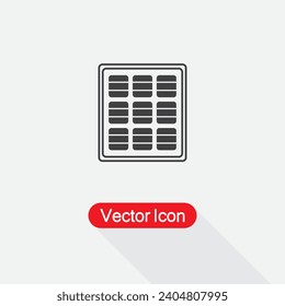 Solar Panel Icon Vector Illustration Eps10