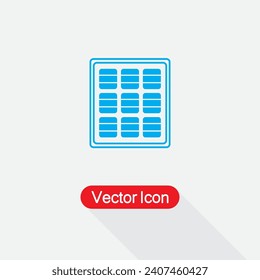 Solar Panel Icon Vector Illustration Eps10