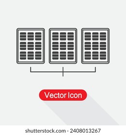 Solar Panel Icon Vector Illustration Eps10