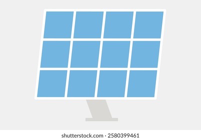 Solar panel icon vector illustration.