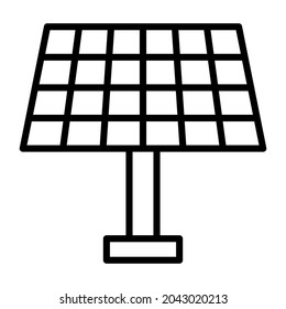 Solar Panel icon vector image. Can also be used for web apps, mobile apps and print media.