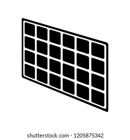 Solar panel Icon vector , logo on white background