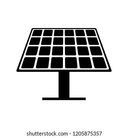 Solar panel Icon vector , logo on white background