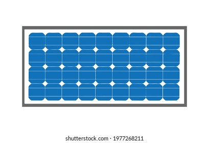 solar panel icon vector logo template design element