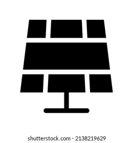 Solar Panel Icon Vector Symbol Design Illustration