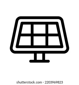 Solar Panel Icon Vector Symbol Design Illustration
