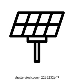 Solar Panel Icon Vector Symbol Design Illustration