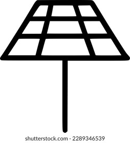 solar panel icon vector symbol design illustration