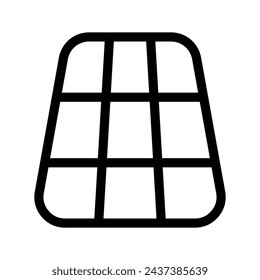 Solar Panel Icon Vector Symbol Design Illustration