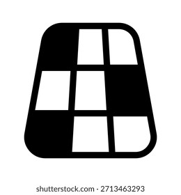 Ilustración de diseño de símbolo de Vector de icono de panel solar