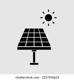 solar panel Icon vector. trendy style illustration on white background..eps
