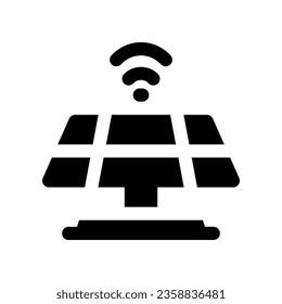 solar panel icon. vector icon for your website, mobile, presentation, and logo design.