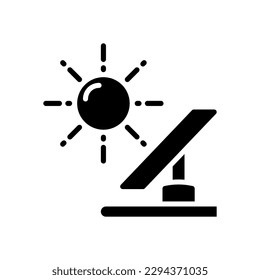 solar panel icon for your website, mobile, presentation, and logo design.