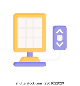 icono del panel solar para tu diseño de sitio web, logotipo, aplicación, interfaz de usuario.