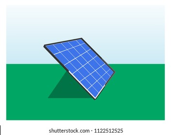Solar panel illustrator
