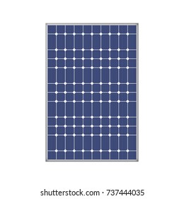 Solar panel innovative equipment. Environmental energy resources illustration.
