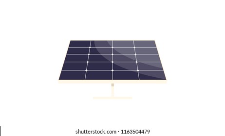solar panel isolated vector illustration