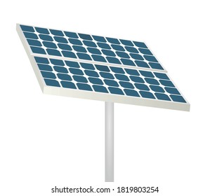 Solar panel isolated. vector illustration