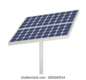 Sonnenkollektor einzeln. Vektorgrafik