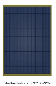 Solar panel isolated. vector illustration