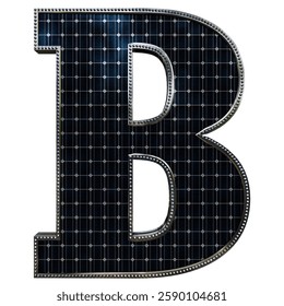 Solar Panel Letters - Letter B
