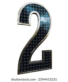 Solar Panel Letters - Number 2