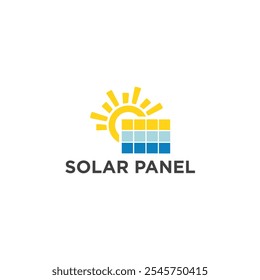 Solar Panel Logo Design Simple