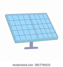 A solar panel mounted on a stand designed to harness sunlight and generate clean, renewable energy efficiently for various applications.