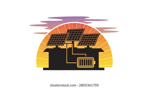 Solar panel on a generation system