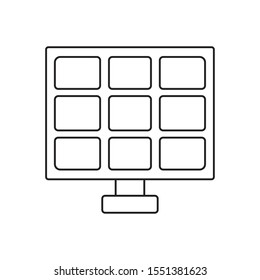 solar panel on white background vector illustration design
