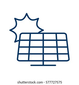 Solar Panel Outline Icon
