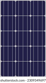 Solar panel, photovoltaic, alternative electricity source - vector illustration, seamless solar panel background for industry and technology.