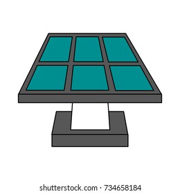 solar panel and plug icon image